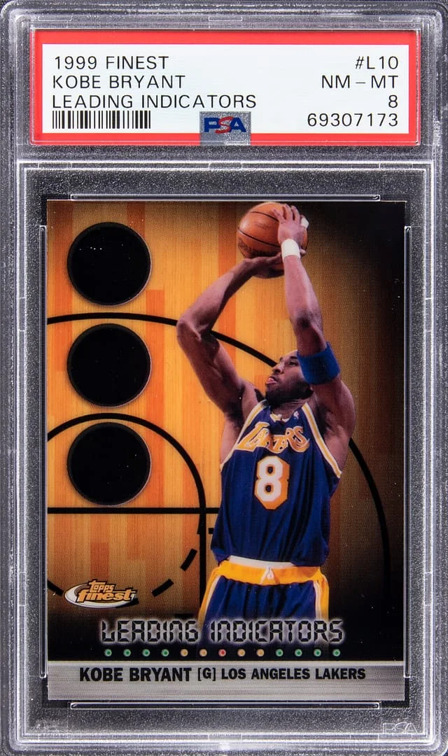 1999-00 Topps Finest Kobe Bryant Leading Indicators #L10 card image