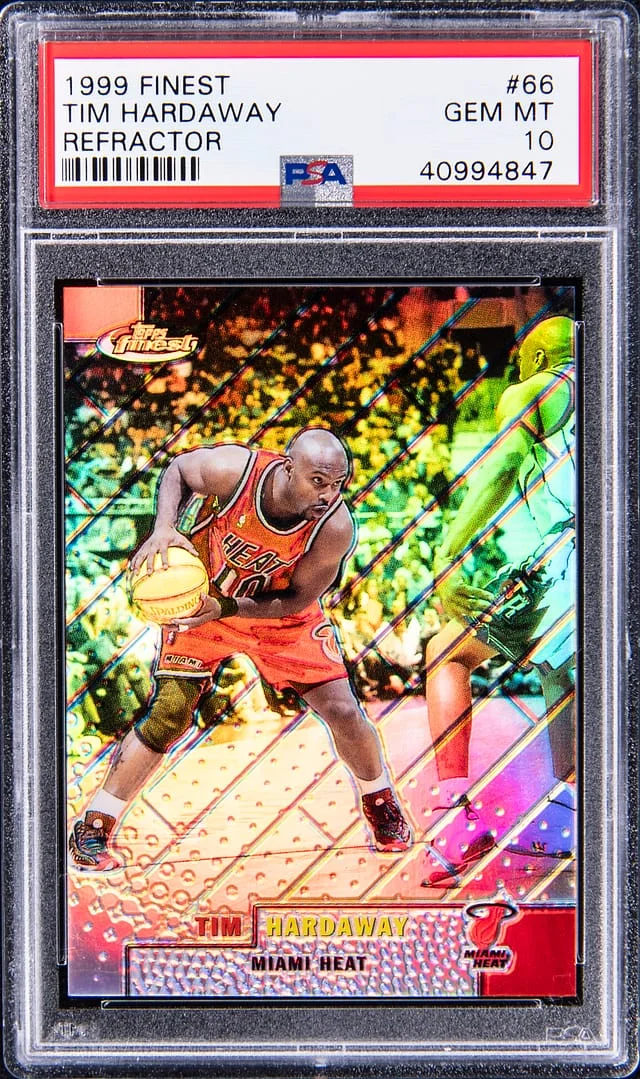 1999-00 Topps Finest Tim Hardaway Refractor #66 card image