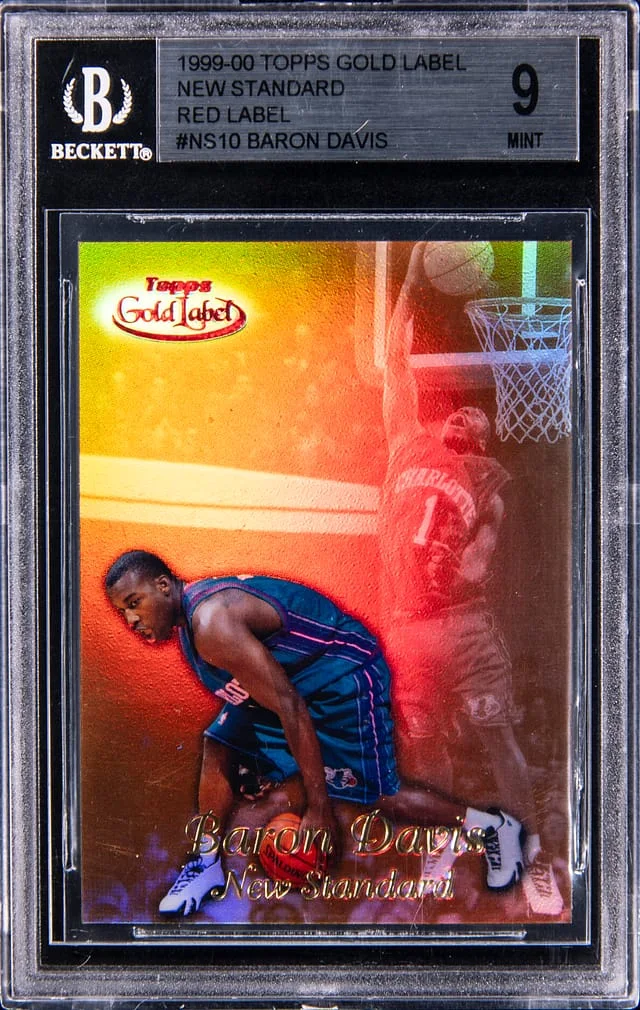 1999-00 Topps Gold Label Baron Davis New Standard Red Label #NS10 card image