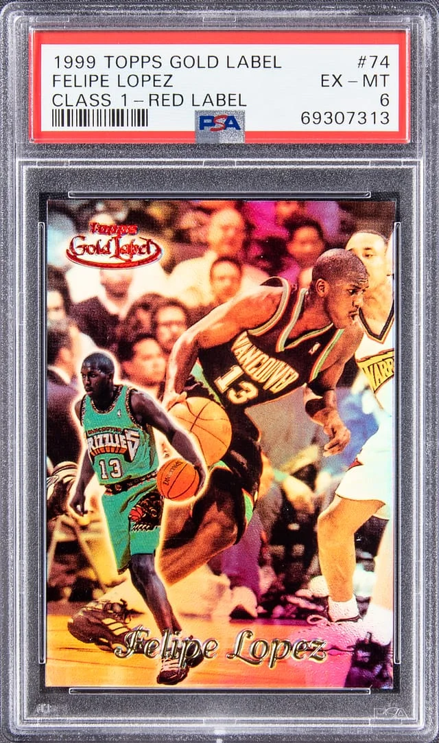 1999-00 Topps Gold Label Class 1 Felipe Lopez Red Label #74 card image