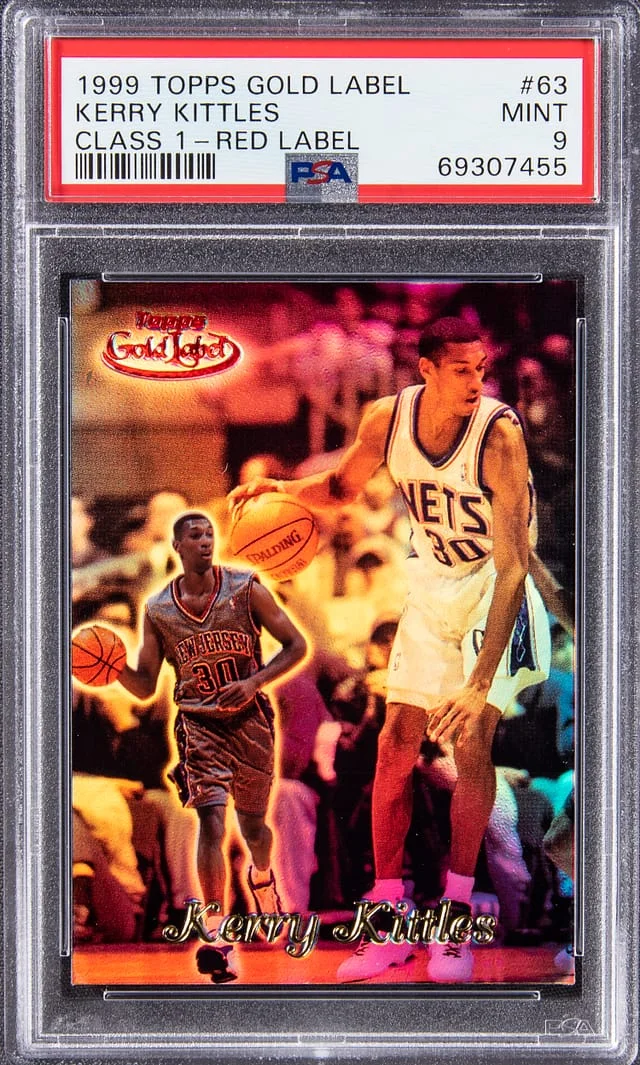 1999-00 Topps Gold Label Class 1 Kerry Kittles Red Label #63 card image