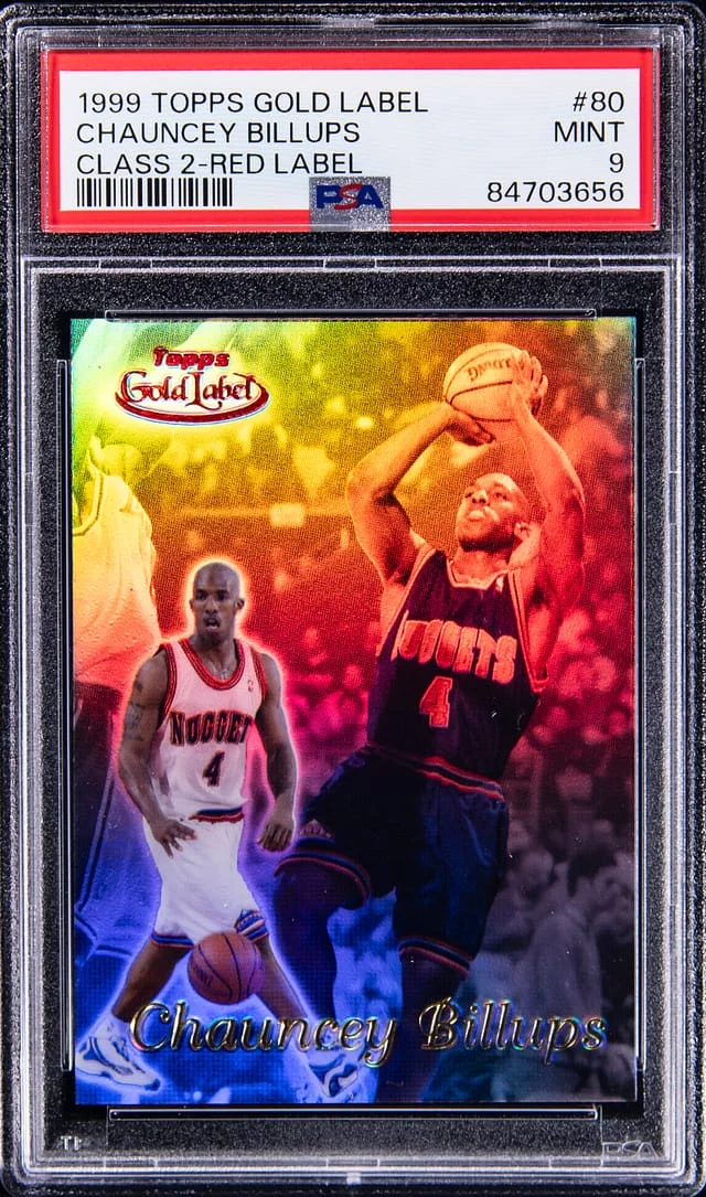 1999-00 Topps Gold Label Class 2 Chauncey Billups Red Label #80 card image