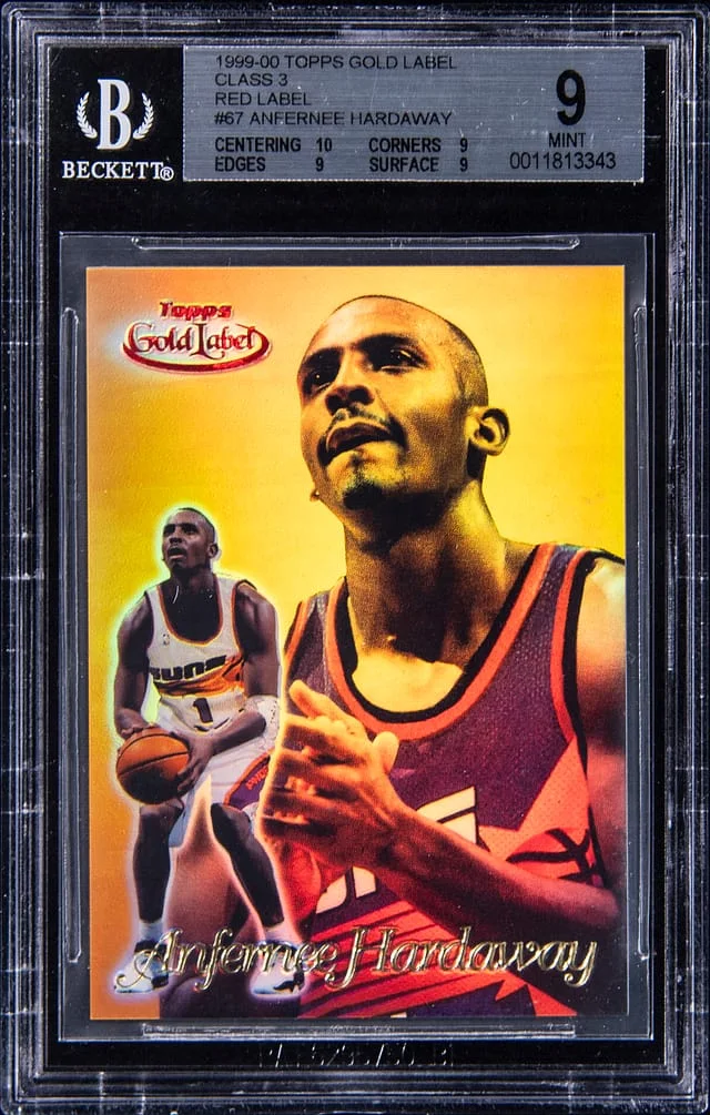 1999-00 Topps Gold Label Class 3 Anfernee Hardaway Red Label #67 card image
