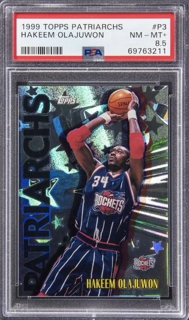 1999-00 Topps Hakeem Olajuwon Patriarchs #P3 card image