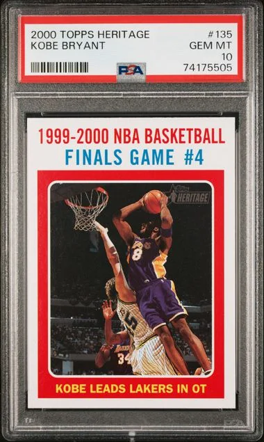 1999-00 Topps Heritage Kobe Bryant #135 card image