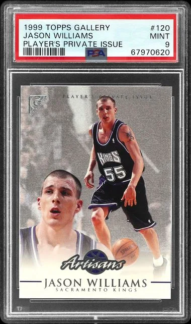 1999-00 Topps Jason Williams Gallery Player's Private Issue #120 card image