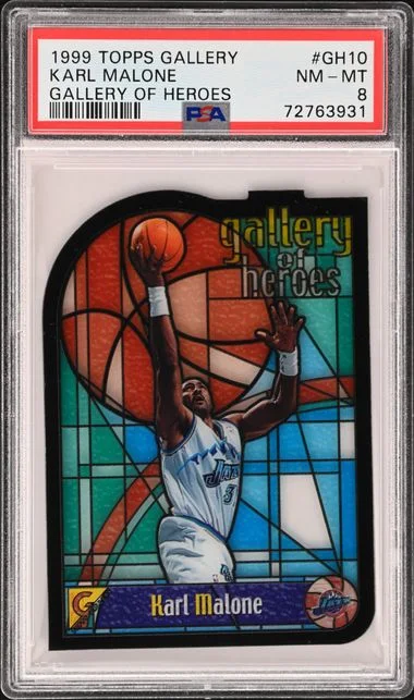 1999-00 Topps Karl Malone Gallery Of Heroes #GH10 card image