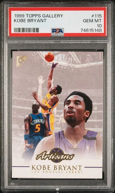 1999-00 Topps Kobe Bryant Gallery #115 card image