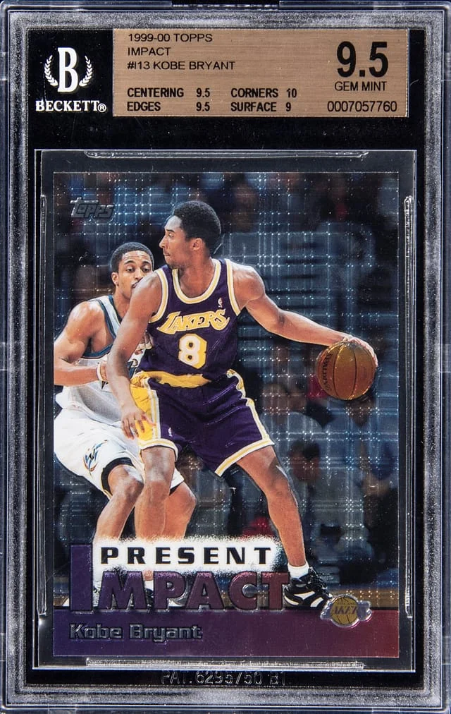 1999-00 Topps Kobe Bryant Impact #13 card image