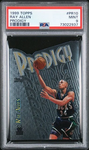 1999-00 Topps Ray Allen Prodigy #PR10 card image