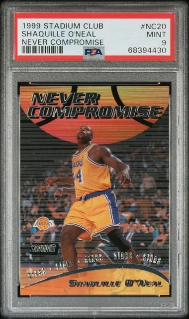 1999-00 Topps Stadium Club Shaquille O'Neal Never Compromise #NC20 card image
