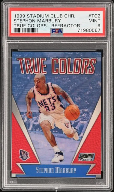 1999-00 Topps Stadium Club Stephon Marbury True Colors Refractor #TC2 card image