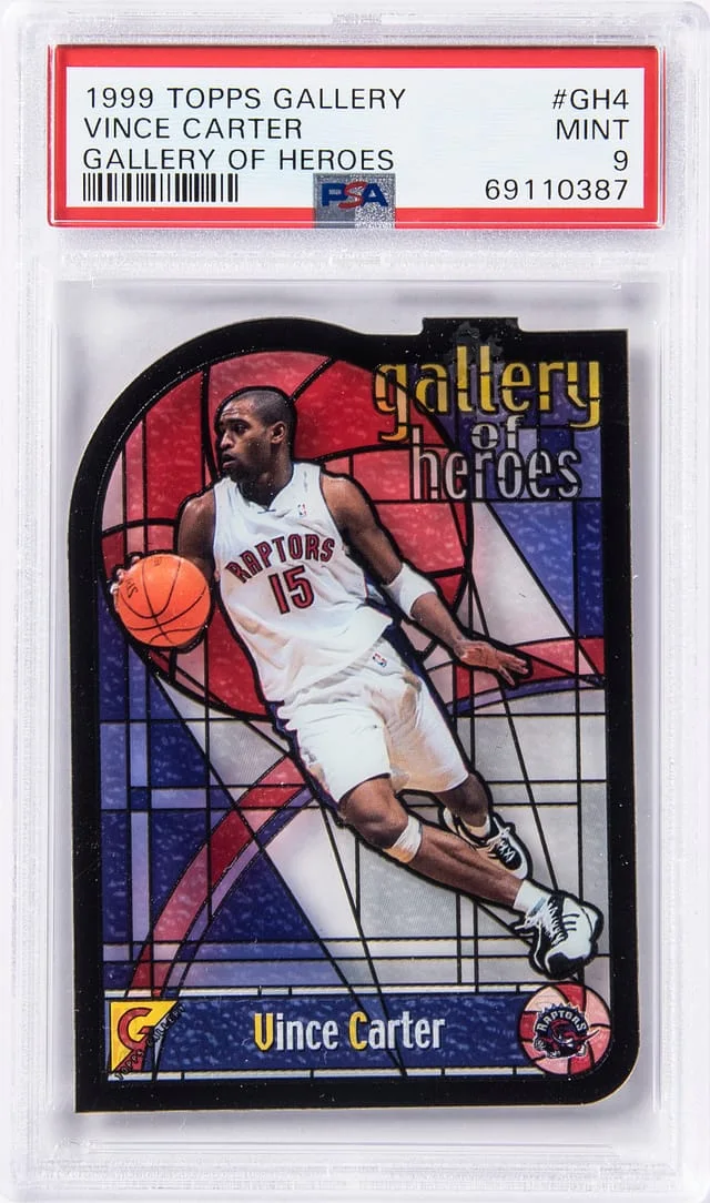 1999-00 Topps Vince Carter Gallery Gallery Of Heroes #GH4 card image