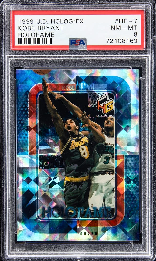 1999-00 U.D HoloGrFX Holofame Kobe Bryant #HF-7 card image