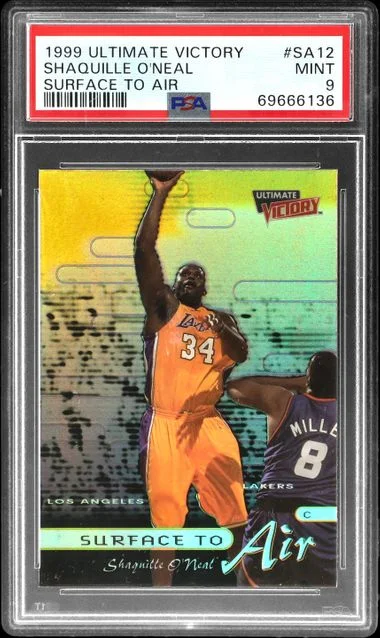 1999-00 Ultimate Victory Surface 2 Air Surface To Air Shaquille O'Neal #SA12 card image