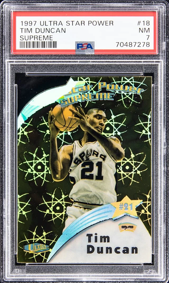 1999-00 Ultra Tim Duncan Star Power Supreme #18 card image