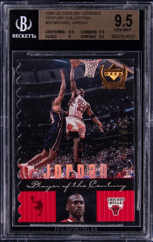 1999-00 Upper Century Legends Century Collection Michael Jordan #84 card image