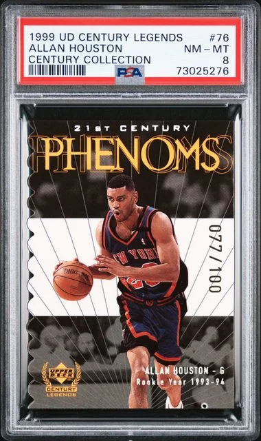 1999-00 Upper Deck Allan Houston Century Legends Century Collection #76 card image