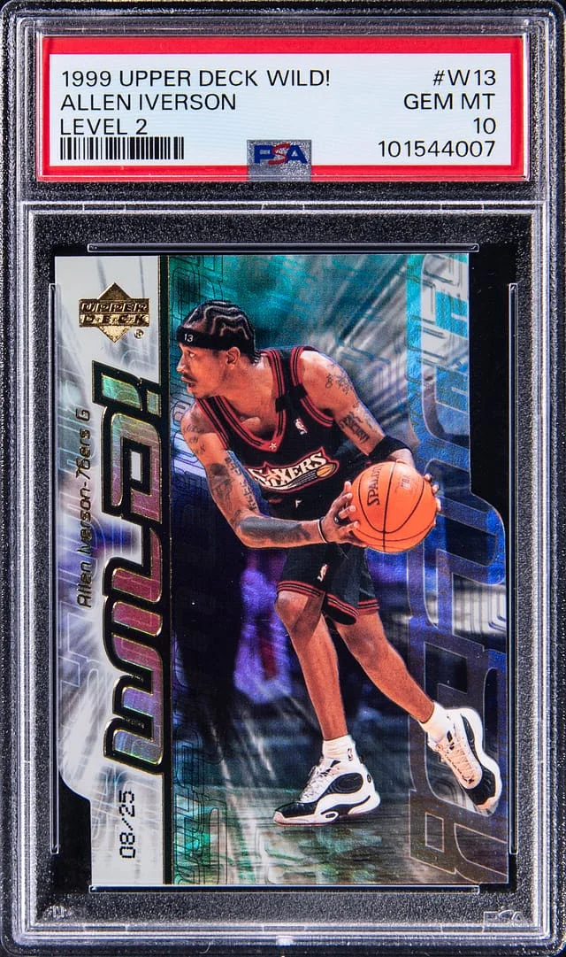 1999-00 Upper Deck Allen Iverson Wild! Level 2 #W13 card image