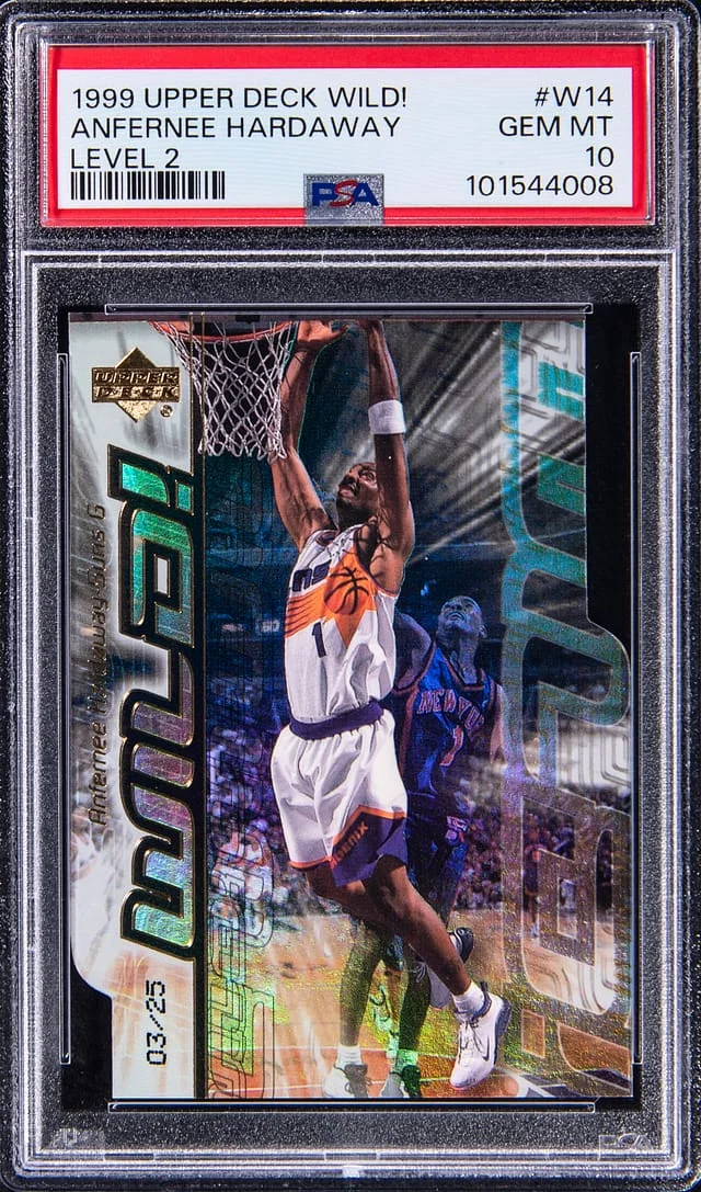 1999-00 Upper Deck Anfernee Hardaway Wild! Level 2 #W14 card image