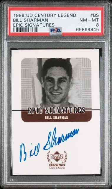 1999-00 Upper Deck Bill Sharman Century Legend Epic Signatures #BS card image