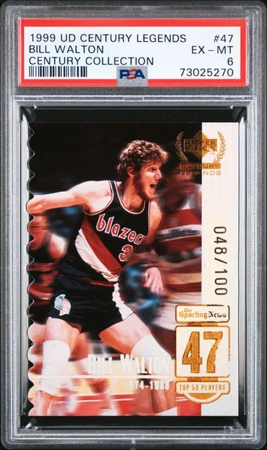 1999-00 Upper Deck Bill Walton Century Legends Century Collection #47 card image