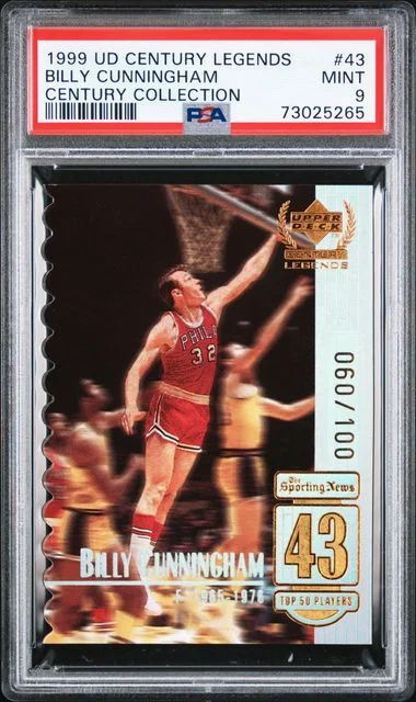 1999-00 Upper Deck Billy Cunningham Century Legends Century Collection #43 card image