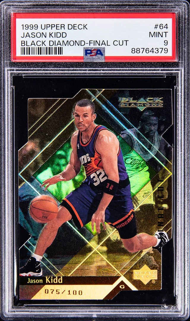 1999-00 Upper Deck Black Diamond Jason Kidd Final Cut #64 card image
