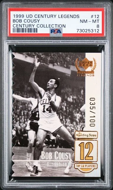 1999-00 Upper Deck Bob Cousy Century Legends Century Collection #12 card image