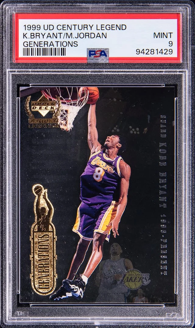 1999-00 Upper Deck Century Legend Generations Kobe Bryant/Michael Jordan #no-number card image