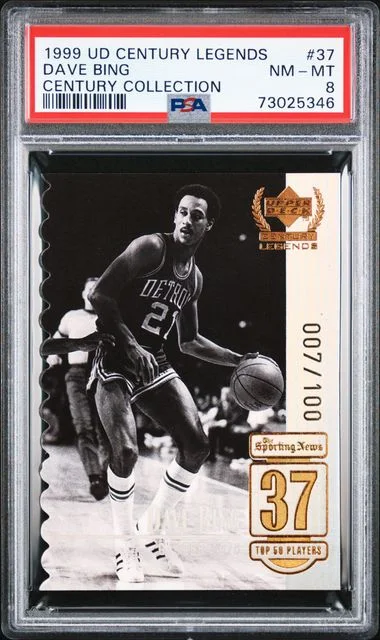 1999-00 Upper Deck Dave Bing Century Legends Century Collection #37 card image