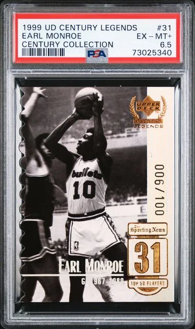 1999-00 Upper Deck Earl Monroe Century Legends Century Collection #31 card image