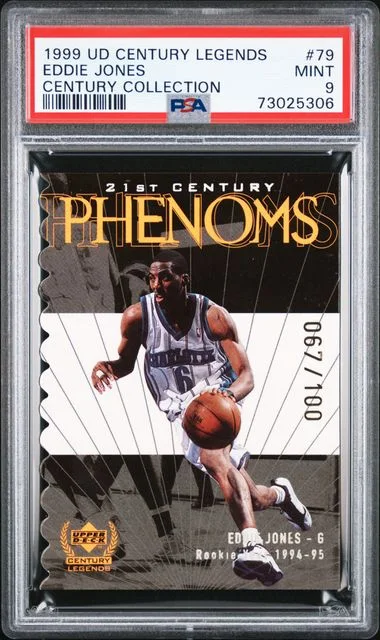 1999-00 Upper Deck Eddie Jones Century Legends Century Collection #79 card image