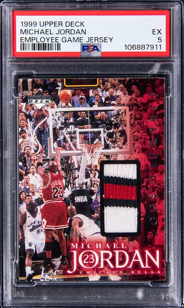 1999-00 Upper Deck Employee Game Jersey Michael Jordan Game-Used #no-number card image