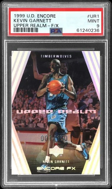 1999-00 Upper Deck Encore Kevin Garnett Upper Realm F/X #UR1 card image