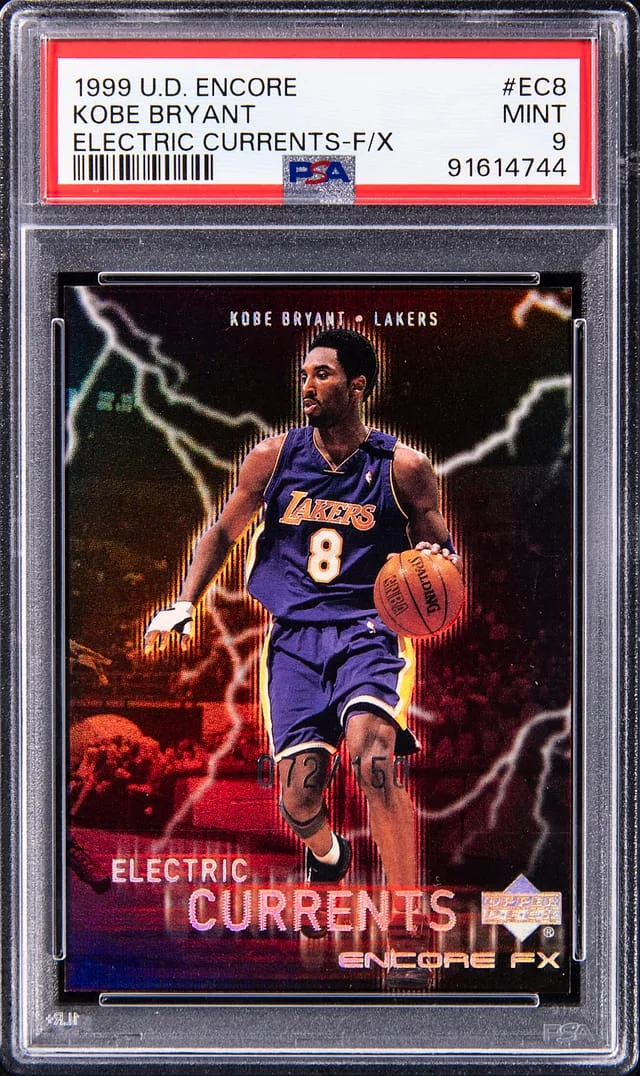 1999-00 Upper Deck Encore Kobe Bryant Electric Currents #EC8 card image