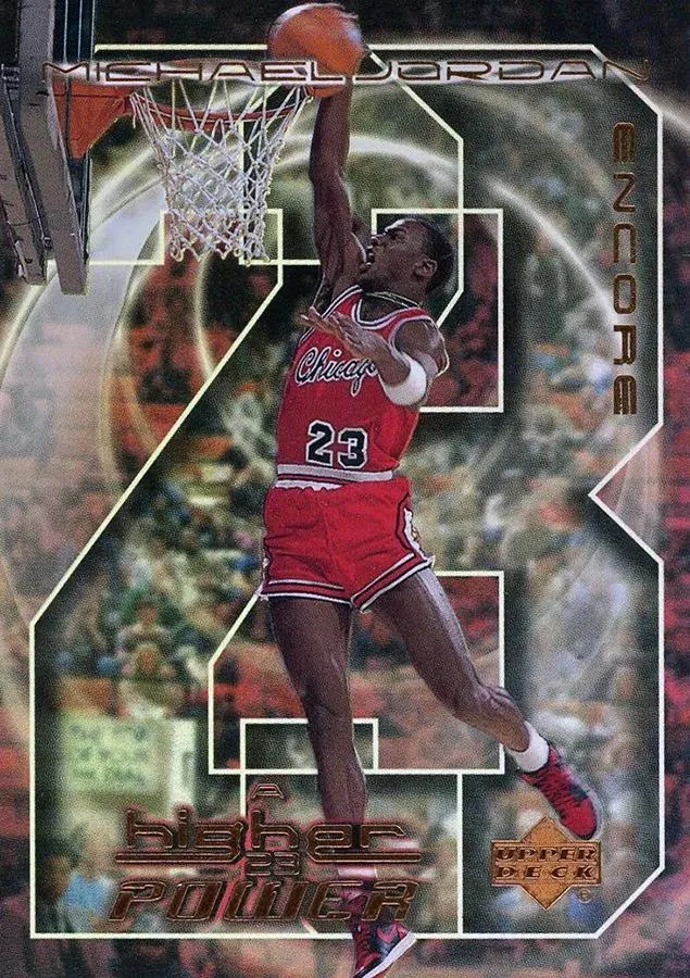 1999-00 Upper Deck Encore Michael Jordan MJ: A Higher Power #MJ1 card image