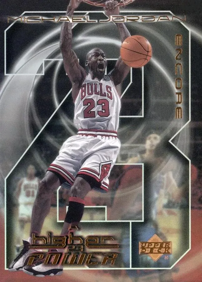 1999-00 Upper Deck Encore Michael Jordan MJ: A Higher Power #MJ7 card image