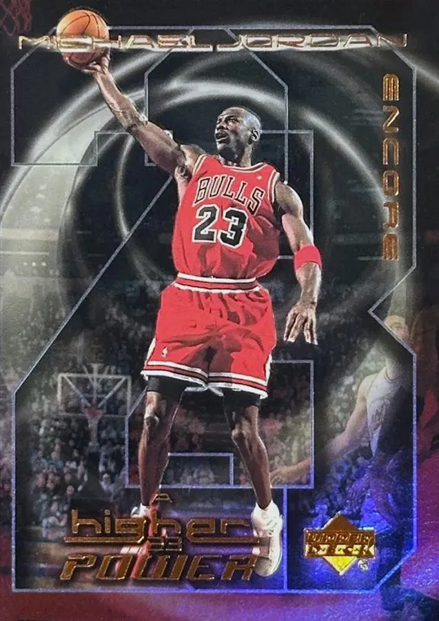 1999-00 Upper Deck Encore Michael Jordan MJ: A Higher Power #MJ8 card image