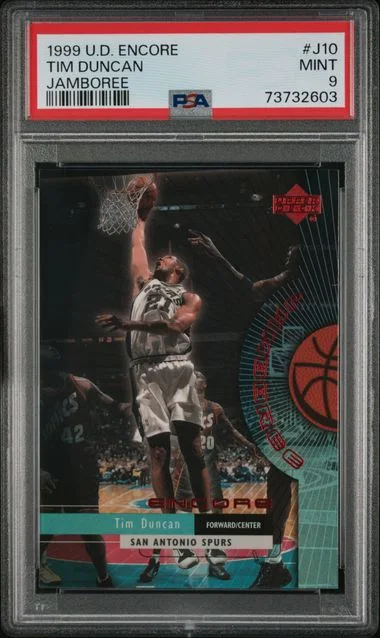 1999-00 Upper Deck Encore Tim Duncan Jamboree #J10 card image