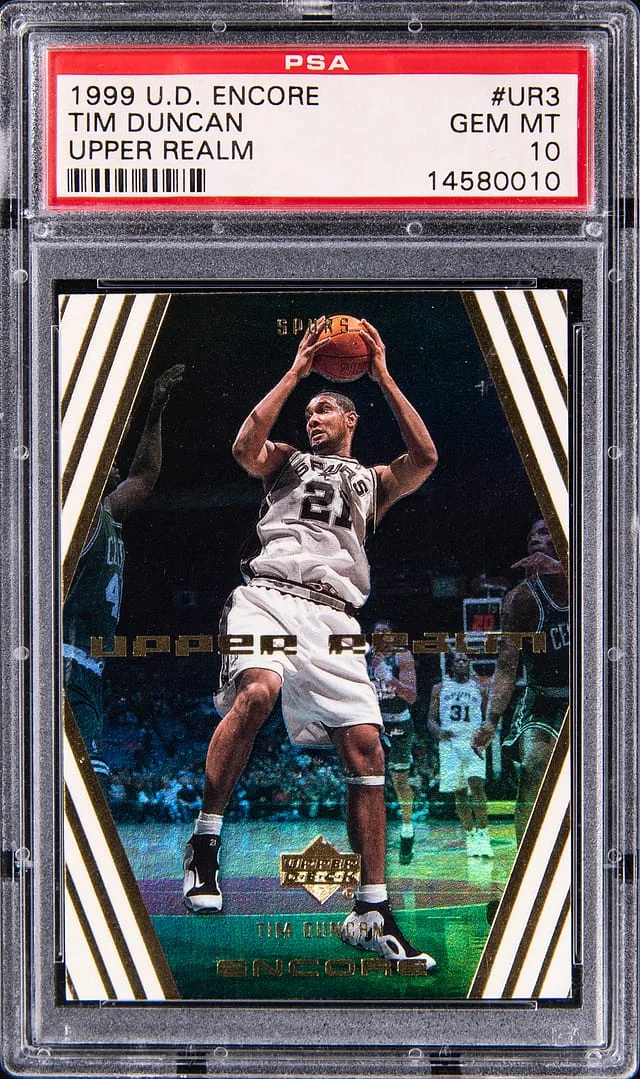 1999-00 Upper Deck Encore Tim Duncan Upper Realm #UR3 card image