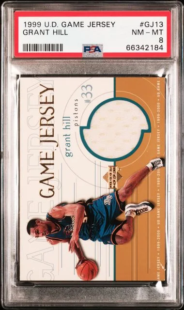 1999-00 Upper Deck Game Jersey Grant Hill Game-Used #GJ13 card image
