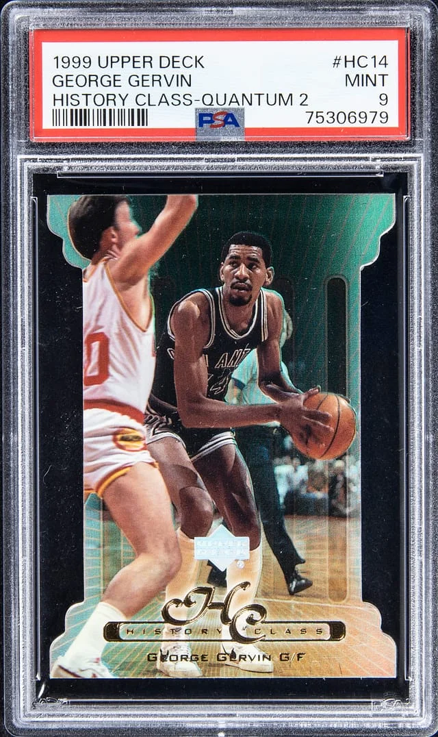 1999-00 Upper Deck George Gervin History Class Quantum 2 #HC14 card image