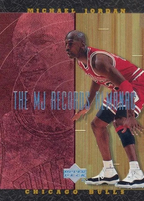 1999-00 Upper Deck Hardcourt Michael Jordan The MJ Records Almanac #J10 card image