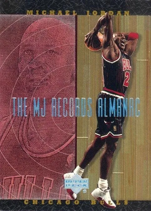 1999-00 Upper Deck Hardcourt Michael Jordan The MJ Records Almanac #J8 card image