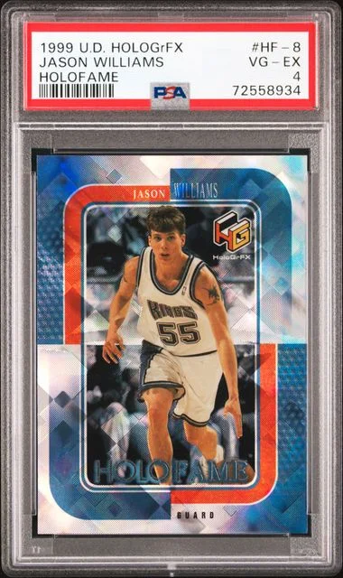 1999-00 Upper Deck HoloGrFX Jason Williams Holofame #HF-8 card image