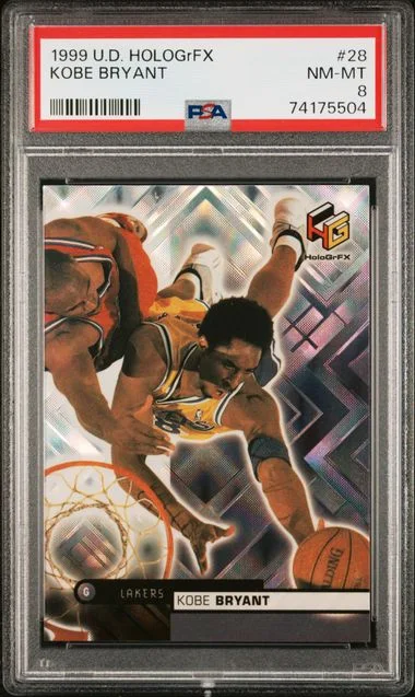 1999-00 Upper Deck HoloGrFX Kobe Bryant #28 card image
