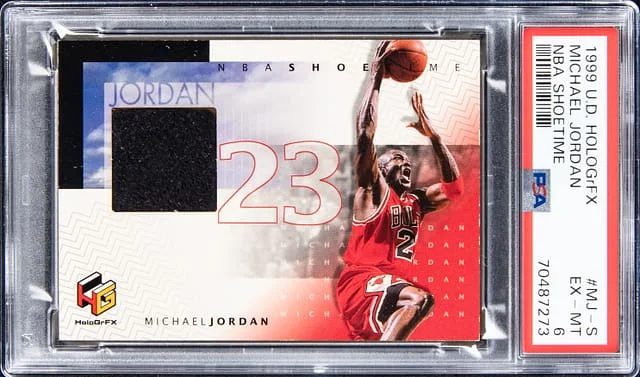 1999-00 Upper Deck HoloGrFX NBA Shoetime Michael Jordan #no-number card image