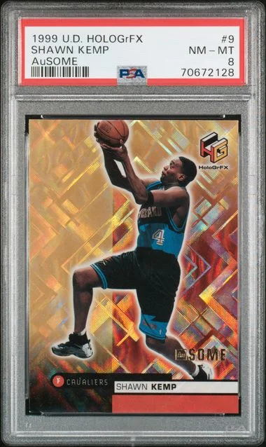 1999-00 Upper Deck HoloGrFX Shawn Kemp AuSome #9 card image