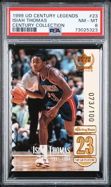 1999-00 Upper Deck Isiah Thomas Century Legends Century Collection #23 card image